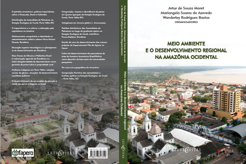 Capa - Meio Ambiente e o Desenvolvimento Regional na Amazonia Ocidental